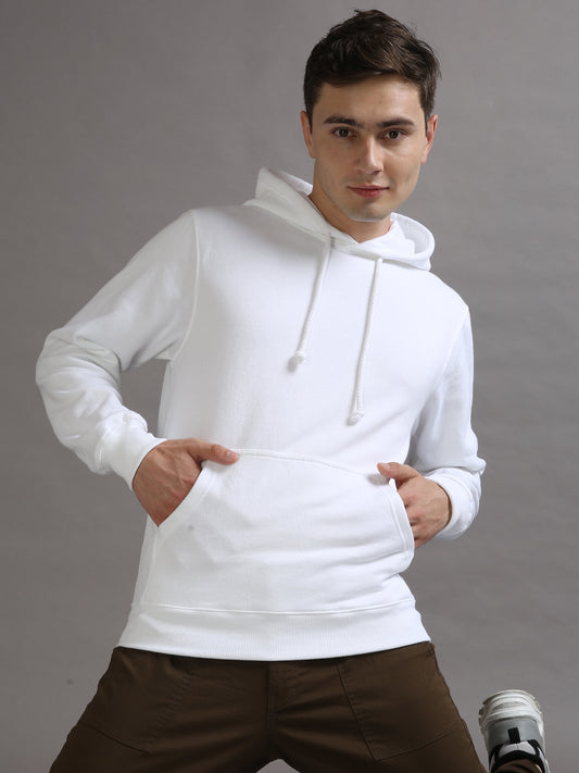 SOLID WHITE HOODIE