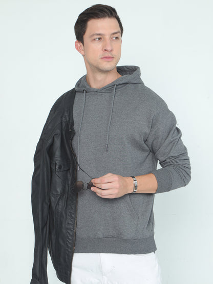 Solid Grey HOODIE