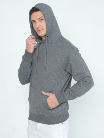 Solid Grey HOODIE